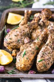 The chicken will release its juices bake the chicken drumsticks uncovered for about 45 minutes or until the chicken reaches an internal temperature of 165 degrees fahrenheit. Baked Herb Chicken In Mealthy Crisplid Ruchiskitchen