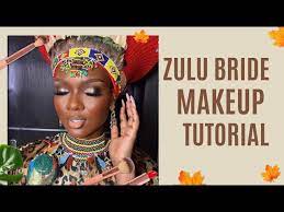 south africa zulu bridal makeup