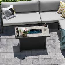 ceramic propane gas fire pit table