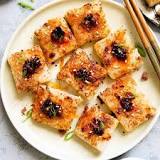 What is Chinese turnip cake made of?