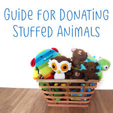 guide to donating stuffed s