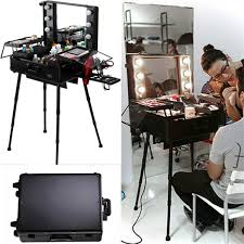 studio artist train rolling makeup case