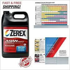 Details About Zerex Asian Vehicles Red Antifreeze Coolant Ready To Use Honda Toyota 1 Gallon
