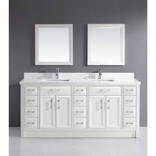At lowe's we have everything you need to bring function and style to your space. Spa Bathe Calumet 75 In Double Sink White Bathroom Vanity With Quartz Top Lowe S Canada