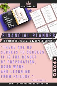 Finance Planner Budget Planner Printable Bill Tracker Savings Chart Money Planner Expense Tracker Financial Planner Finance Binder