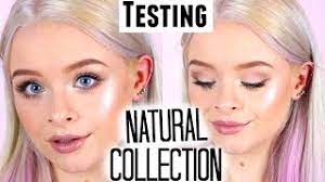 testing natural collection makeup