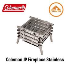 Coleman Fireplace Stainless Lazada Co