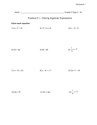 Chapter 8 Practice Equations And