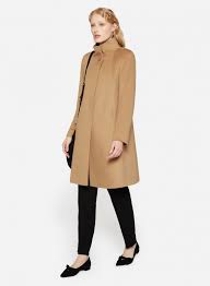 Camel Icons Coat In Pure Cashmere