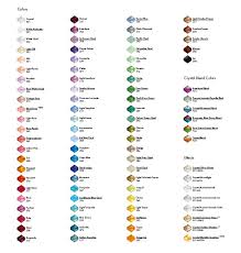 Swarovski Color Charts