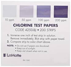 Lamotte 1360 Soil Ph Test Kit Color Chart Chlorine For 4250 Bj 200 Strips