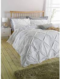 Argos Home Hadley White Pintuck Bedding