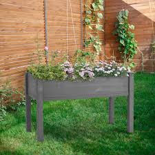 Elevated Wooden Planter Box