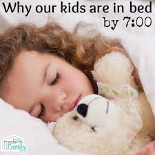why our kids are in bed by 7 00
