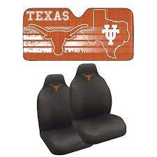 New Ncaa Texas Longhorns 2pc Car Seat