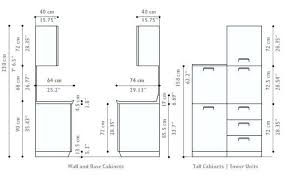 master kitchen cabinet dimensions