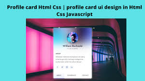 create id card design using html and