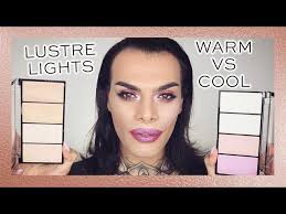 warm toned vs cool toned highlighters