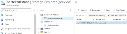 read data from azure blob storage to