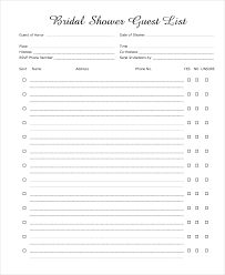 Printable Wedding Guest List Organizer Download Them Or Print