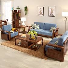 Buy Classic Style Teak Wood Sofa Set