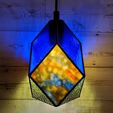 Stained Glass Lamp Pendant Hanging