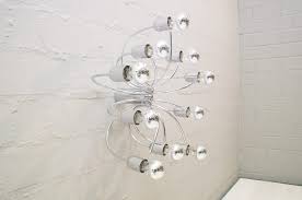 Vintage Chrome Wall Or Ceiling Lamps By