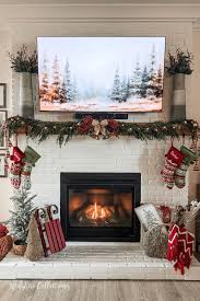 Mantel With A Tv For