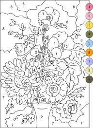 30% coupon applied at checkout. Free Printable Color By Number Coloring Pages Best Coloring Pages For Kids Free Coloring Pages Flower Coloring Pages Color By Number Printable