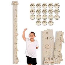 Personalized Boy Growth Chart Wooden