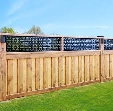 Fence Toppers Metal Decorative Panels