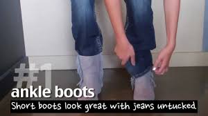 Check out our mens chelsea boots selection for the very best in unique or custom, handmade pieces from our boots shops. Gl Style File How To Wear Boots With Bootcut Jeans Youtube