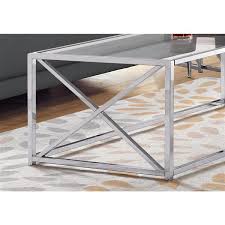 Monarch Rectangular Glass Coffee Table