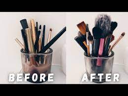 how to clean makeup brushes by using