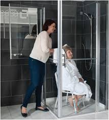 full height glass shower enclosures
