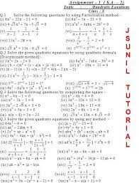 2 Class X Quadratic Equations