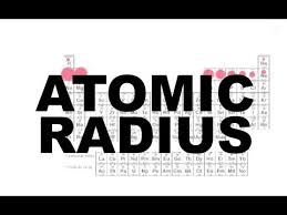 Periodic Trends Atomic Radius