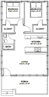 Tiny House 2 Bedroom 1 Bath 640 Sq Ft