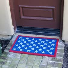 indoor or outdoor patriotic door mat