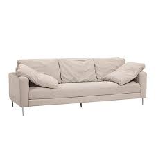 Vari Beige Textured Velvet Lounge Sofa