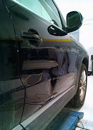 Dent repair, when performed properly, shouldn't require a coat of paint or a replaced body panel. Ding Repair In Car Doors Evantage Paintless Dent Removal Jerry Mccarthy