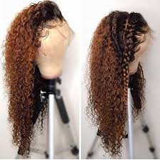 Klaiyi hair 9a brazilian curly hair invisible lace frontal wigs 13x4 human hair wig with baby hair. 13x6 Brazilian Hair Lace Front Wigs Kinky Curly Hair Glueless Full Lace Human Hair Wig Ombre Brown Color For Black Women 18inch 13x6 Lace Wig