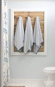 Towel Hanging In Small Bathrooms