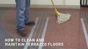 terrazzo maintenance cleaning a