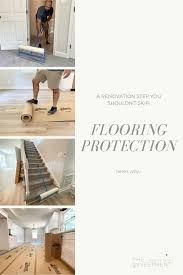 protect floors during construction