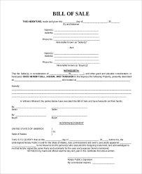 mobile home bill of sles in pdf