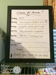 menu board ideas so your family knows