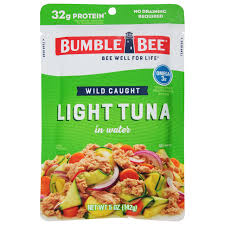 ble bee light tuna in water pouches