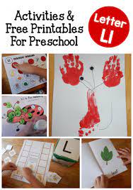 letter l activities for pre the