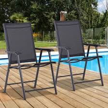 Steel Frame Foldable Garden Chairs